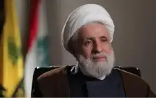 نstrongعيstrongم قاسم: أي حرب على إيران