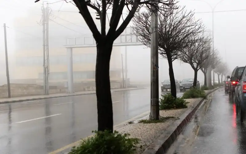 بدء تأثير المنخفض الجوي على الأردن