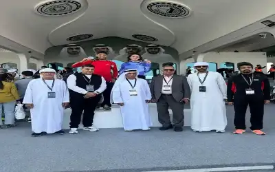 رياضة ـ أبطال نادي الاستقلال يبدعون في ماراثون