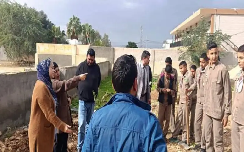 تربية الشونة الجنوبية تنفذ حملة تشجير