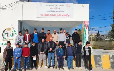 مركز شباب المزار الشمالي ينظم ورشة