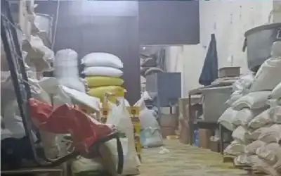 إغلاق مشغل بهارات غير مرخص ومخالف