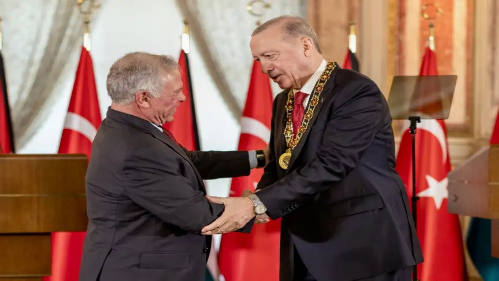 الملك يوجه دعوة للرئيس التركي لزيارة