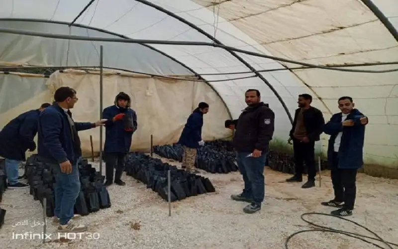 تربية الطفيلة تجهز مشتلا تعليميا في