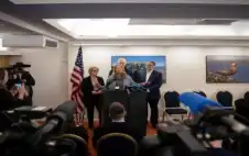 بعد تهديدات ترامب .. وفد من