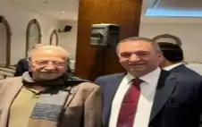 لقاء يجمع رجل الأعstrongمالstrong مازن القيسي