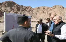 تفقد حكومي لمشاريع معالجة أضرار السيول