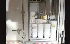 ضبط  1390 كغم من الأstrongلبstrongان والأجبان