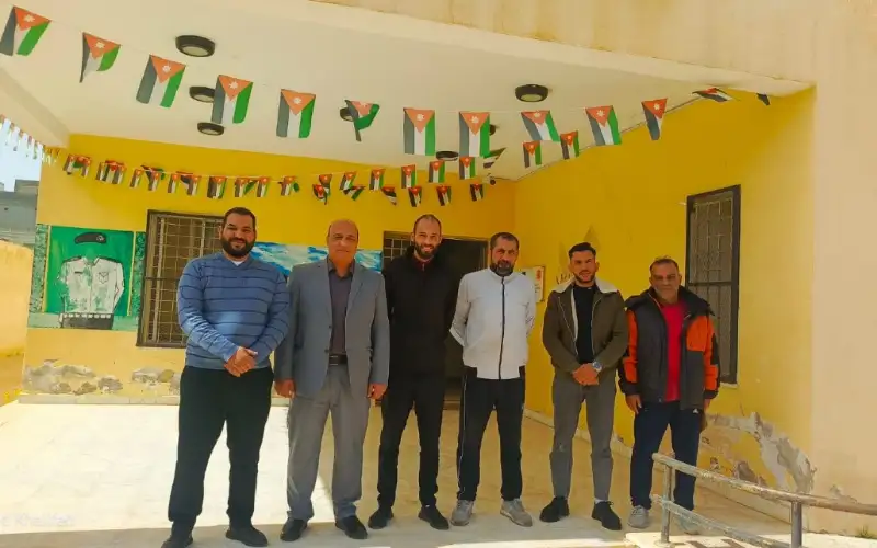 مدير شباب إربد يتفقد مراكز الكورة