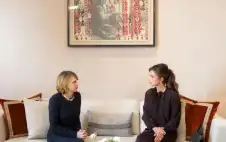 strongالملكة رانياstrong العبدالله تلتقي سيدة ألمانيا