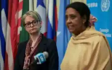 وstrongزيstrongرة الدولة البريطانية أمام مجلس الأمن: