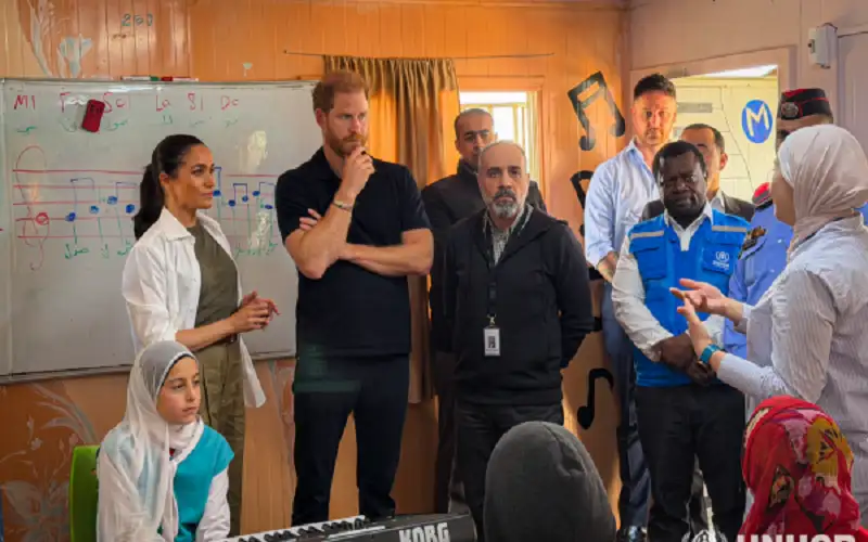 الأمير هاري وزوجته ميغان يبدآن زيارة