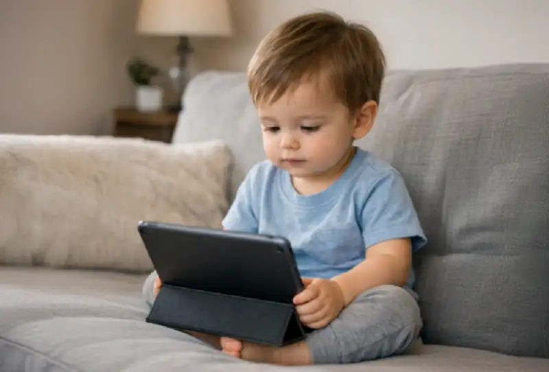 دراسة: تعرض الرضع للشاشات بكثرة يؤثر