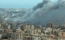 غارات إسرائيلية عنيفة على الضاحية الجنوبية