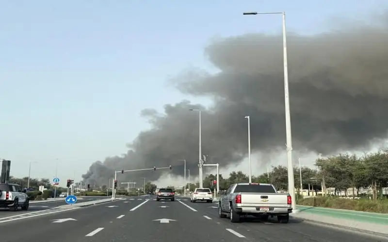 استهداف إيراني لمحطة خزانات وقود في