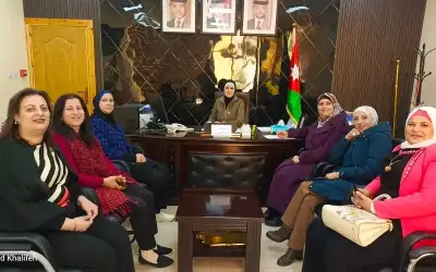 ناشئة نيسان ـ الحسيني مديرة لشباب إربد بمناسبة يوم