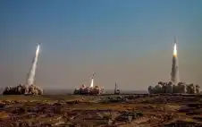 رشقة صاروخية إيرانية جديدة على الكيان