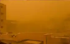 عاصفة strongرمstrongلية تضرب قطاع غزة وتفاقم