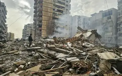 امطار منتظمة ومستمرة لساعات خلال الليل