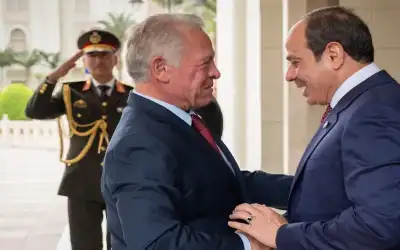 صحيفة نيسان ـ الملك والسيسي يؤكدان ضرورة تكثيف العمل