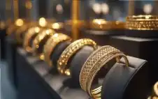 انخفاض strongأسعار الذهبstrong بمقدار دينار للغرام