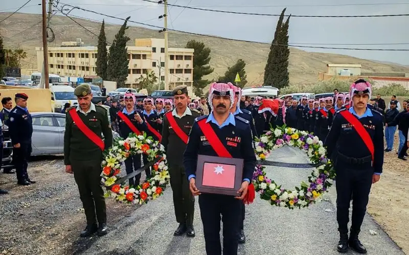 مديرية الأمن العام تشيع شهدائها المواجدة