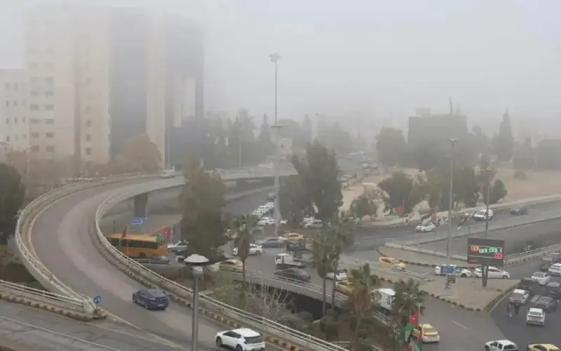 منخفض قوي يضرب الأردن: أمطار غزيرة