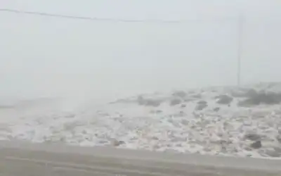 بدء تراكم الثلوج في مرتفعات الجنوب
