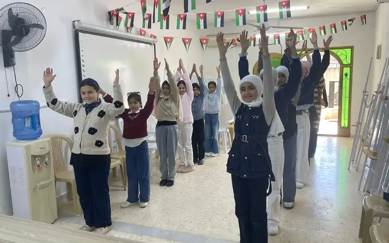 دورة لياقة بدنية في مركز شابات