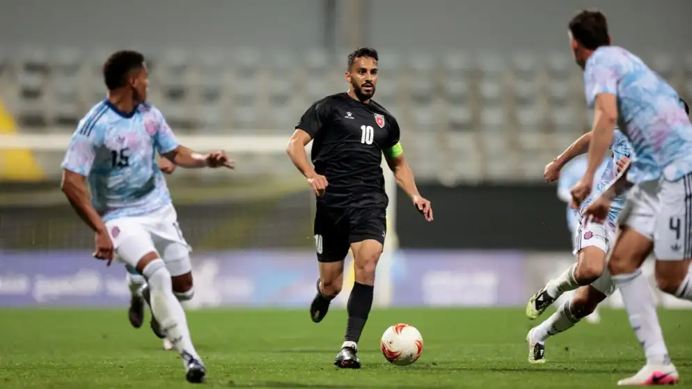 منتخب النشامى لكرة القدم يلتقي نظيره