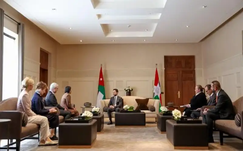 صحيفة نيسان ـ ولي العهد يلتقي وزيرة التعاون الاقتصادي