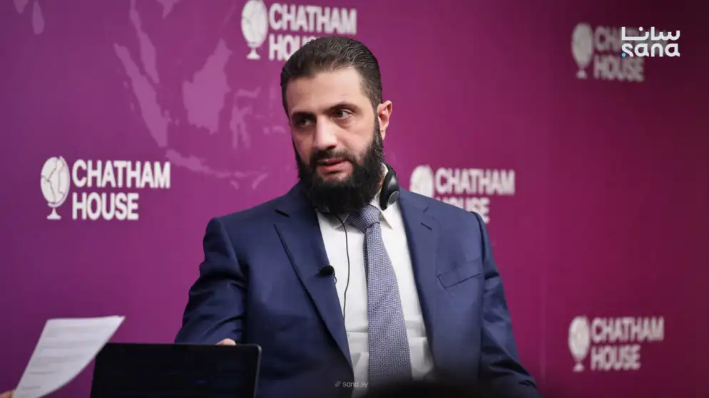 صحيفة نيسان ـ الشرع: سوريا ستبقى خارج أي صراع