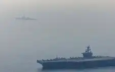 حاملة الطائرات الأميركية جيرالد فورد تغstrongادرstrong