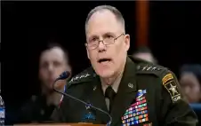 المرشح لتولي منصب رئيس أركان الجيش