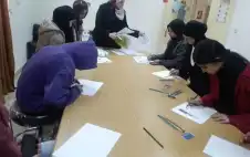 انطلاق برنامج الرسم في مركز شابات