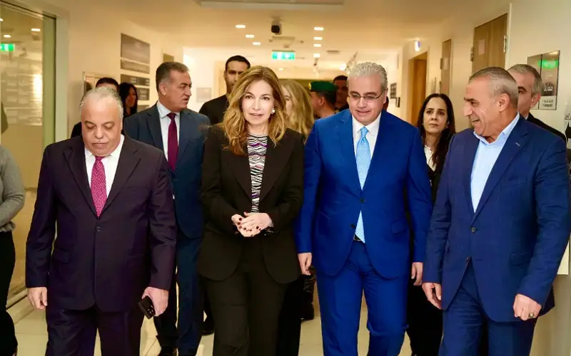 الأميرة غيداء تزور مركز سميح دروزة
