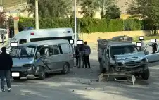 الاغوار الشstrongمالstrongية :(11) إصابة جراء تصادم