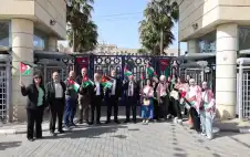 strongعمانstrong الأهلية تحتفل بيوم العلم الأردني