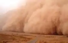 strongالأردنstrong تحت تأثير موجة غبارية واسعة