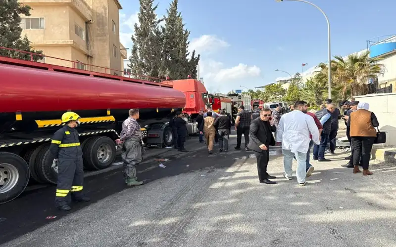 14 إصابة جراء حريق في مدينة