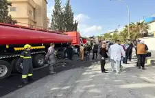 14 إصابة جراء حريق في مدينة