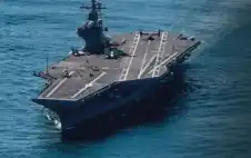 حاملة الطائرات جورج بوش تصل إلى