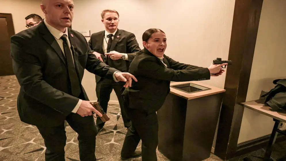 إجلاء ترامب من حفل عشاء مراسلي