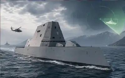 منوعات ـ سلاح صادم.. سفينة حربية عملاقة تراها