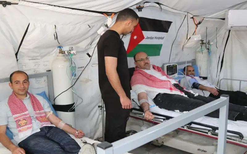 كوادر المستشفى الميداني الأردني نابلس10 تنظم