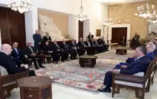 الرئيس الstrongلبstrongناني: ننتظر تحديد الولايات المتحدة