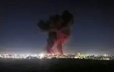 سماع أصوات دفاعات جوية في بعض