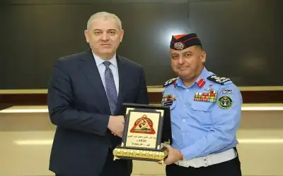 مديرية الأمن العام تكرم بنك الإسكان