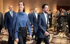 strongولي العهدstrong والأميرة رجوة يشاركان في