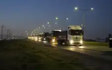 الهيئة الخيرية: أكثر من 100 شاحنة
